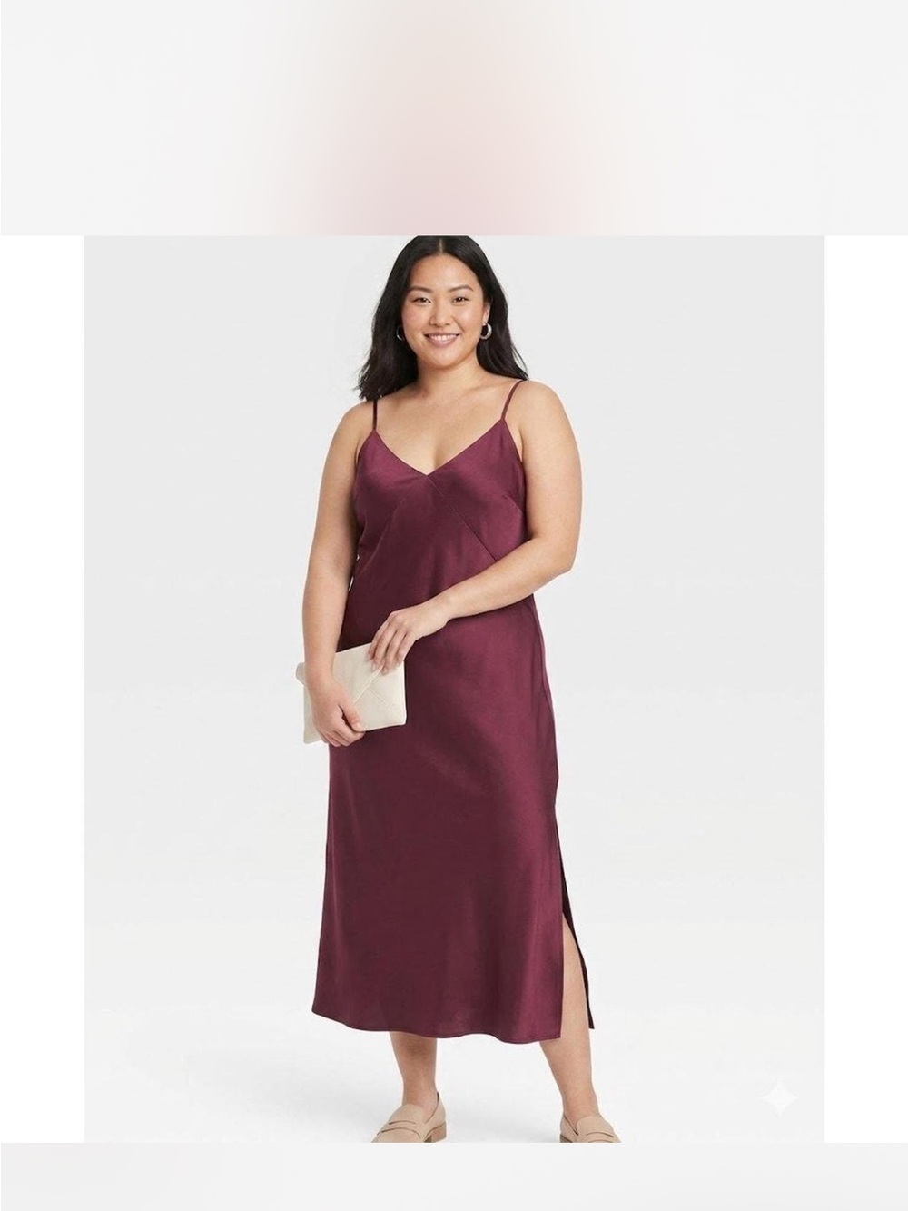 Slip Dress in Burgundy